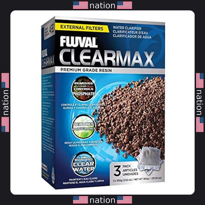 Fluval ClearMax Phosphate Remover 3-Pack, 100g Bags for Aquariums