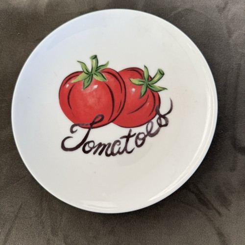 Lenox Porcelain Vegetable 6.5”Appetizer Bread & Butter Plates Complete Set 8 New - Picture 8 of 12