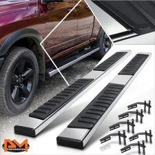 For 19-24 Ram 1500 Quad Cab 6.75" Stainless Steel Side Step Bar Running Boards