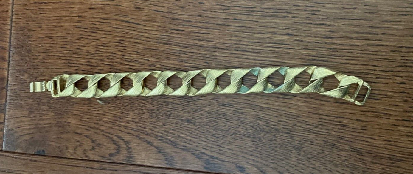 Vintage Kenneth Jay Lane KJL Textured Gold Chain … - image 12