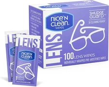Lens Cleaning Wipes Pre-Moistened Eye Glasses Computer Optical Lens Cleaner 100P