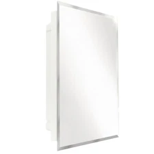 RecPro RV Bathroom Medicine Cabinet | 16” W x 22” H | With Shelves