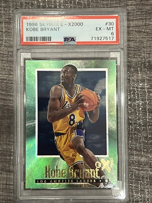 1996 skybox e-x2000 Kobe Bryant Psa graded 6 | eBay