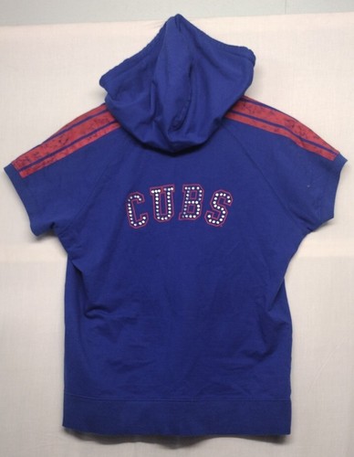 G-III Sports For Women "Chicago Cubs" Full Zip Short Sleeve Jacket Women's XXL - Picture 7 of 10