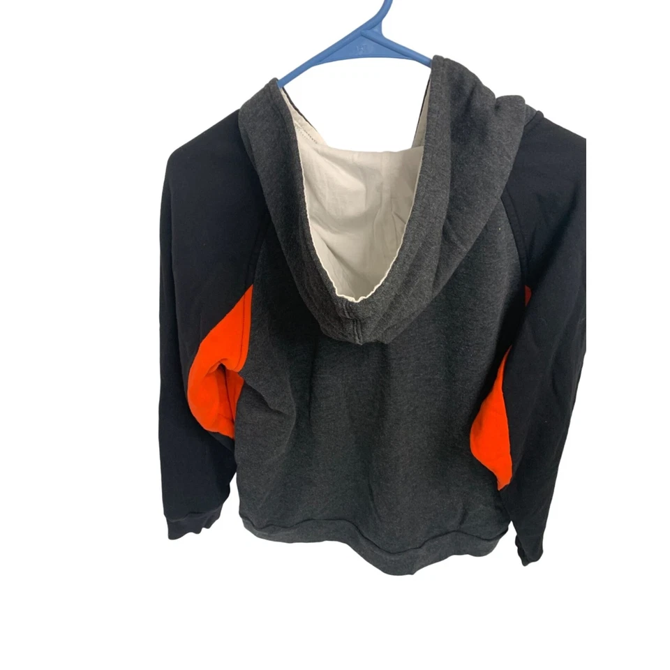 Sudadera con capucha Simply For Sports para niños talla XL 18 20 negra naranja gris Foto 2 de 4