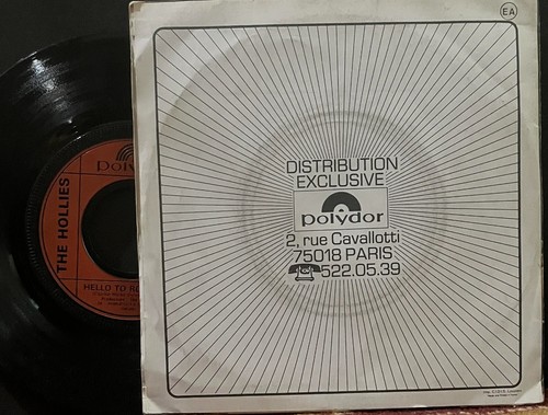 The HOLLIES - 48 Hour Parole 45 Polydor France 7" - Picture 2 of 2