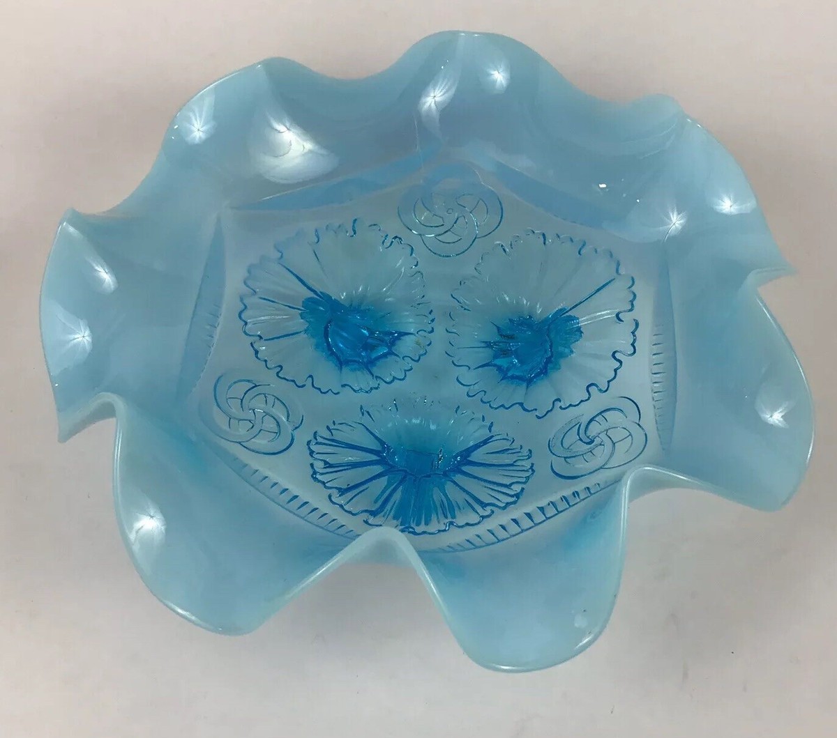 ジェファーソングラス キャンディー ボウル ヴィンテージ USA