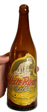 Antique White Rock Mineral Water Bottle Psyche Label 1930s Waukesha Wisconsin