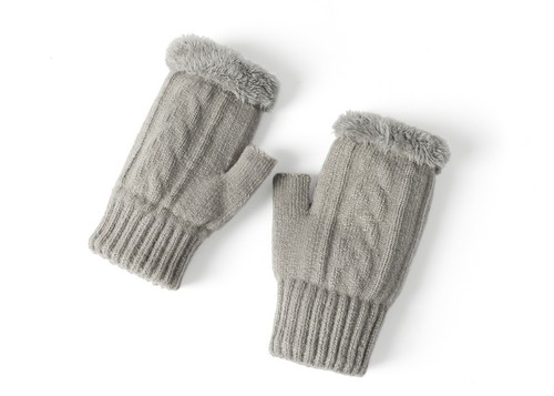 TARRAMARRA® Winter Gloves Fingerless Double-layer Warm Gloves - Picture 13 of 38