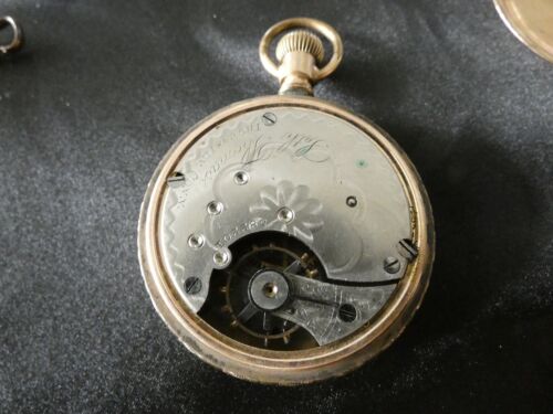 VINTAGE SETH THOMAS TASCHENUHR GOLDGEHÄUSE #582201 - Bild 4 von 10