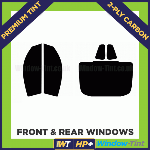 Für Nissan 350z Coupe 2003-10 Carbon Vor Cut Fenster Getönt Voll Premium 2-ply - Picture 2 of 10