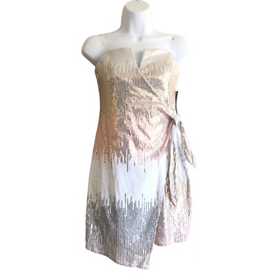 green emerald velvet dress Metallic Strapless Slit Gown by GLS Gloria GL3598 L / Green main image 1