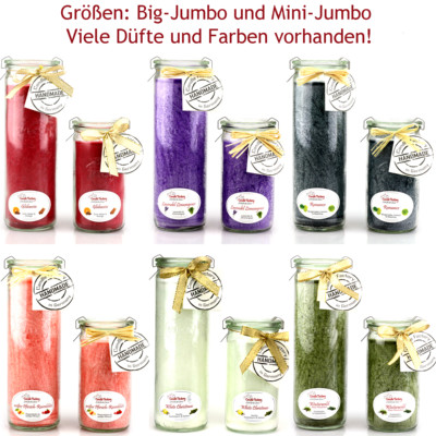 Candle Factory Mini Jumbo Windlicht Kerze Duftkerze