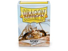 Matte Ivory 100 ct Dragon Shield Sleeves Standard Size