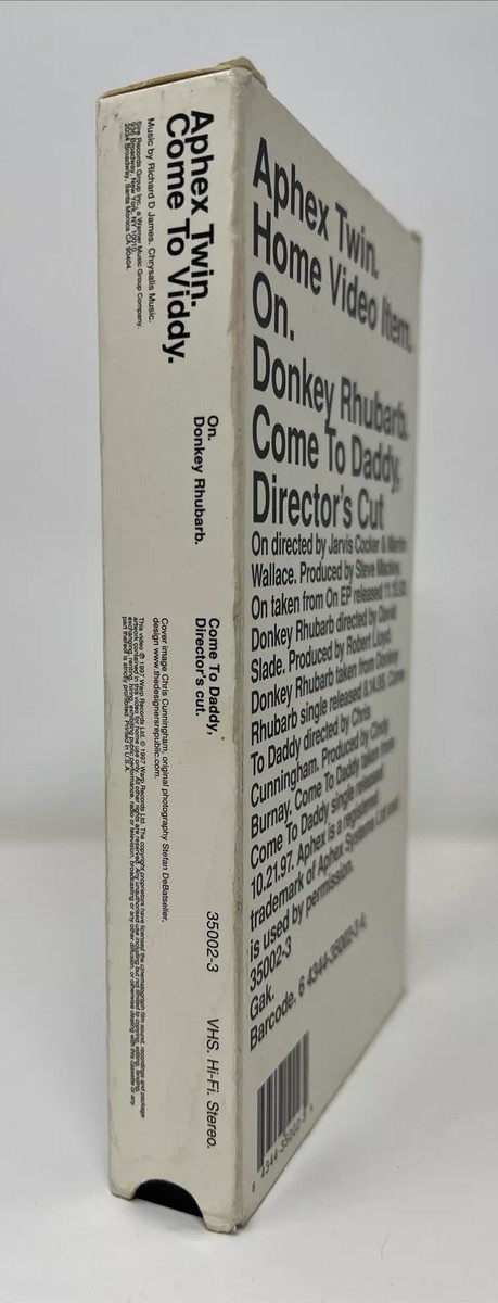 激レア エイフェックス・ツイン カム・トゥ・ダディ VHS Aphex Twin – Come To Daddy Video (カム・トゥ・ダディVideo
