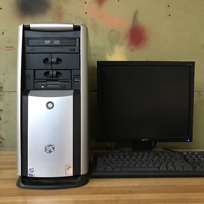 Gateway MFATXPNT ESX 500S PC Retro Gaming Pentium 4 2.00GHz 256MB