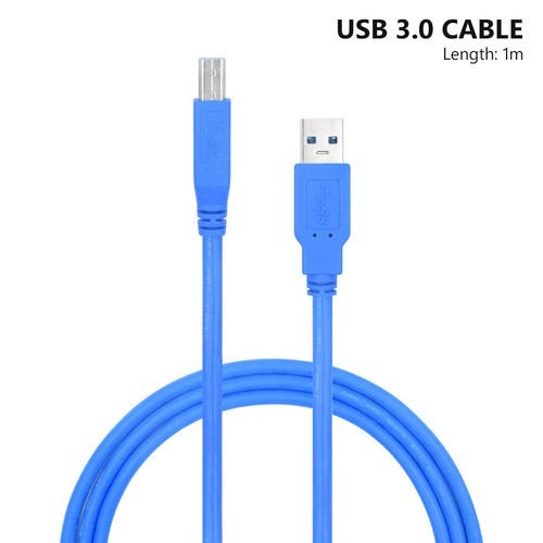 High Speed Printer Data Cable Scanner Cord USB 2.0/3.0 Type A Male to B Male 8B - Picture 21 of 28