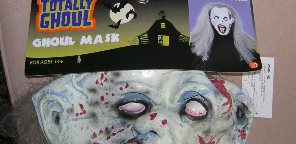 Máscara Ghoul Disfraz de Halloween Edades 14 Más Monstruo Scary Prop de Totally Ghoul  Foto 2 de 4