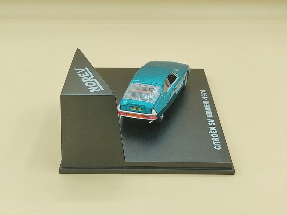 1/43 Citroën SM "Gendarmerie Nationale" Bleu 1974 Norev - Photo 3/4