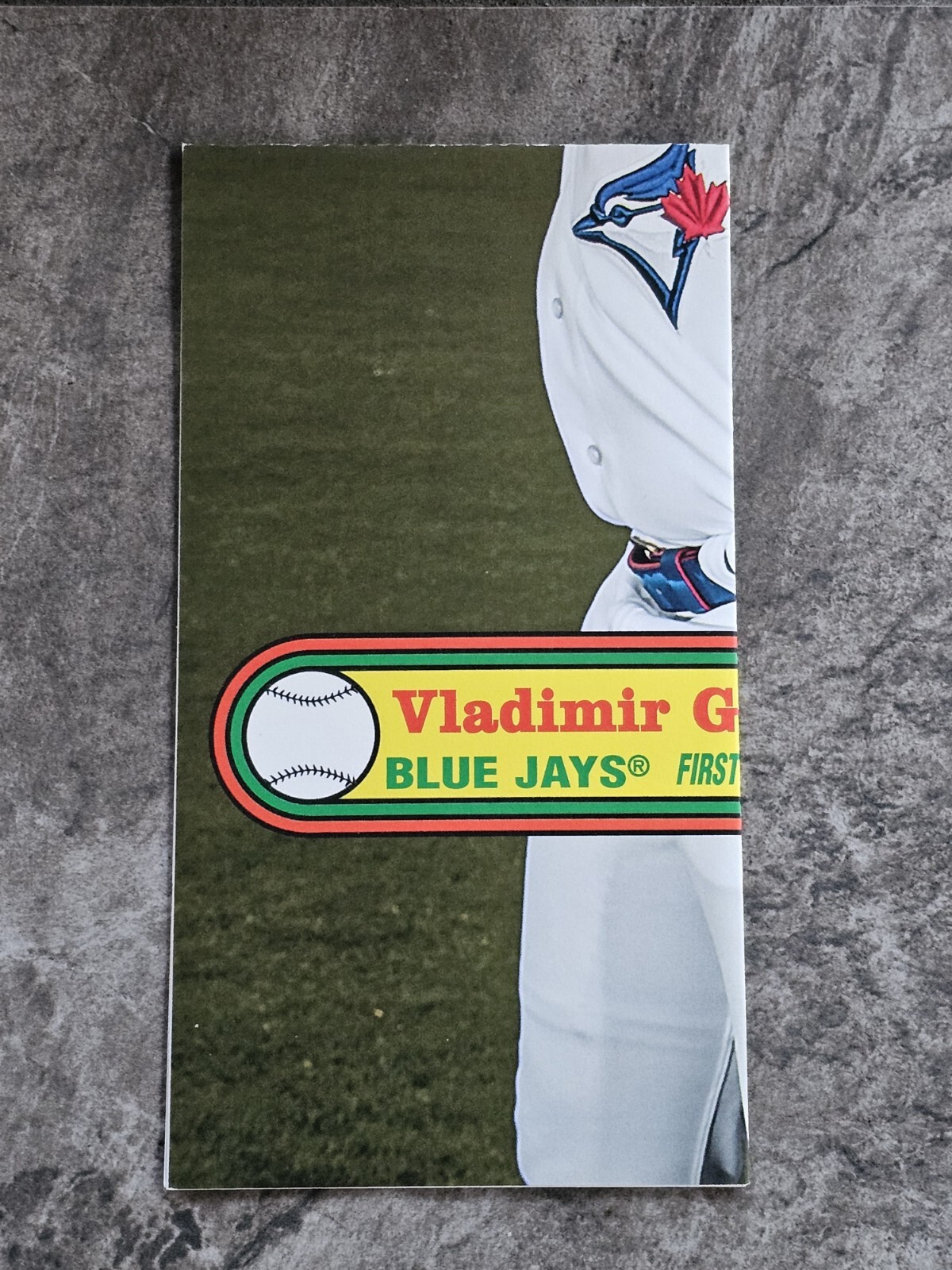 2021 Topps Heritage Vladimir Guerrero Jr 1972 Baseball Posters Box Topper BPB-VG