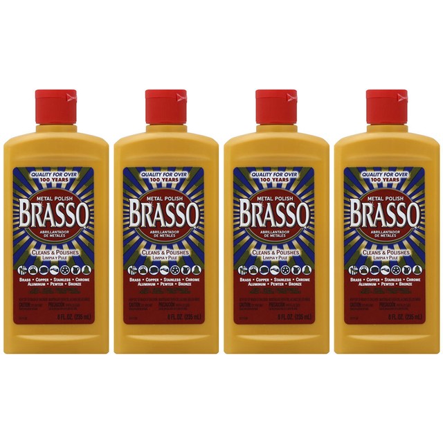 Brasso Metal Polish,Copper,Stainless,Chrome,Aluminum, Pewter Bronze
