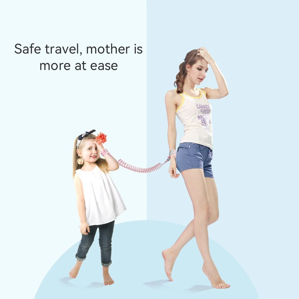 Arnés de seguridad antipérdida 2M para bebés niños muñequera protección Foto 2 de 4