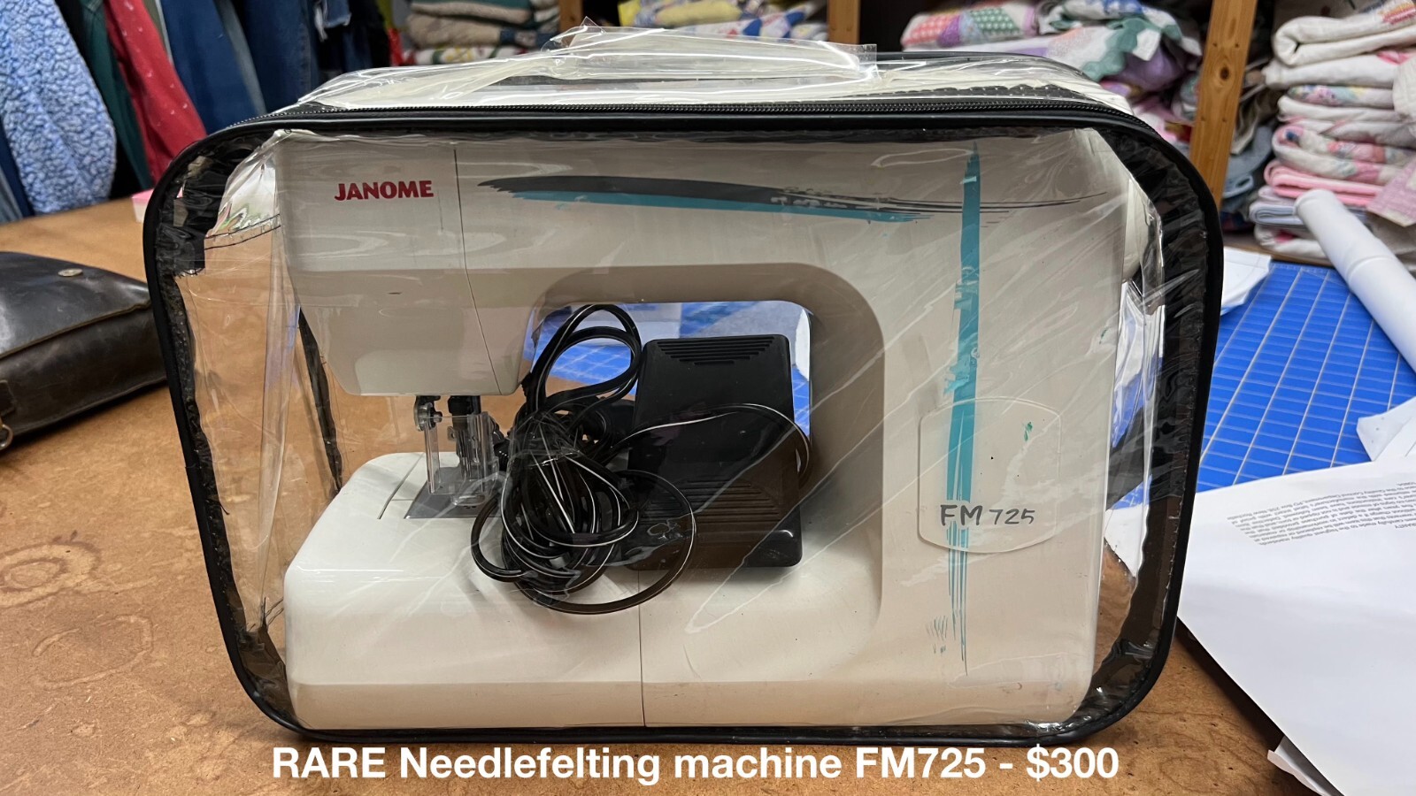 JANOME FM725 EMBELLISHER FELTING MACHINE eBay