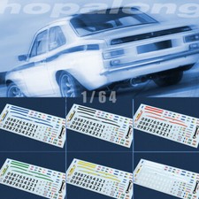 Scalextric/Slot/Diecast Car 1/64 Scale "Mexico" Waterslide Decals. sf021w