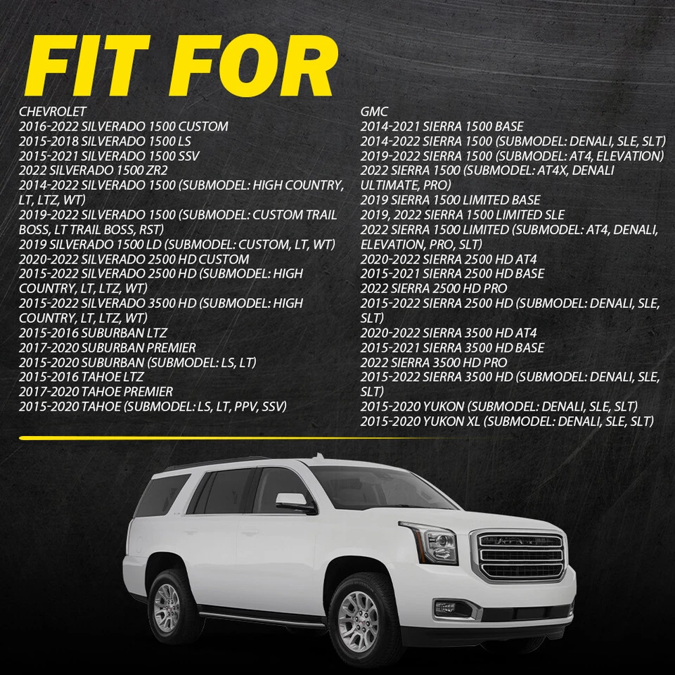 Manija de puerta exterior delantera derecha para GMC Sierra 1500 2500 3500 HD 2014-22 Foto 2 de 4