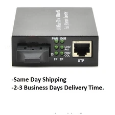 Single Mode 10/100M Fast Ethernet Media Converter 1310nm 15km SC Connector-98766