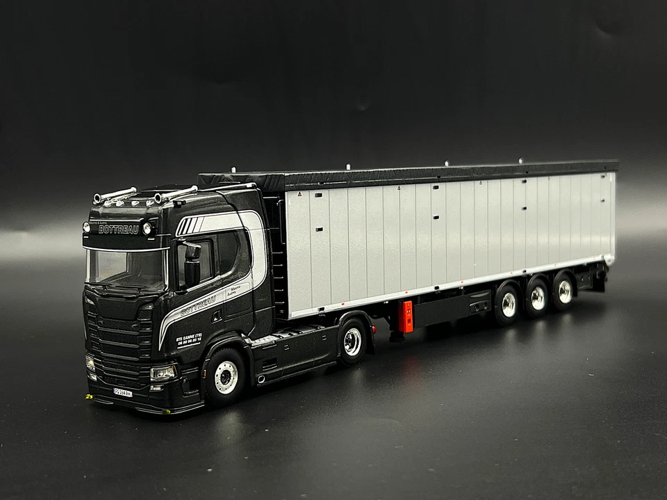 Remolque de volumen Scania S Highline "Transports Bottreau" modelos de camiones WSI 1:50 Foto 3 de 4