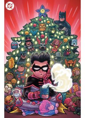 Batman Santa Claus Silent Night Returns #1 Dan Hipp Rub and Smell