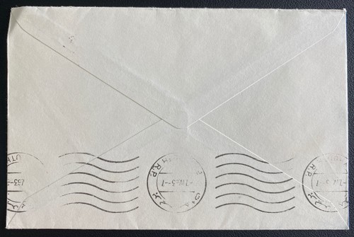 1963 New Zealand First Flight Airmail Cover To Beirut Lebanon BOAC Comet Jet Lin - Picture 2 of 2