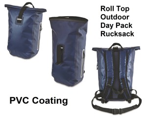 Roll Top Day Bag Dry Bag Backpack Rucksack Pvc Coating 20 Litres Water Resistant Ebay
