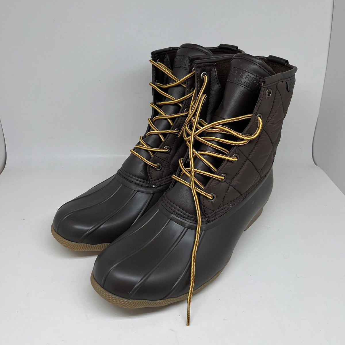 Quilted Duck Booties Sperry Duck Boots Women's Sale Black