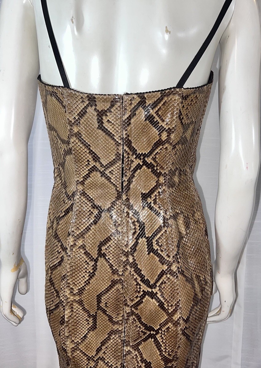 S/S 2005 Python Snakeskin DOLCE AND GABBANA Sz 42 Corset S/S 2005 Python Snakeskin DOLCE AND GABBANA Sz 42 Corset