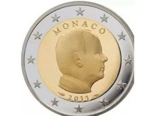 Pièces de 2 euros de Monaco année 2011