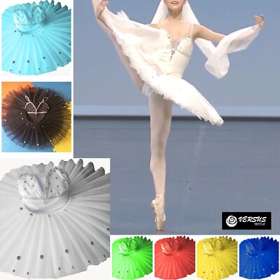 Tutu Kleid Weise Tanz Mädchen Damen Woman Girl Ballett Tutu Dress DANC135