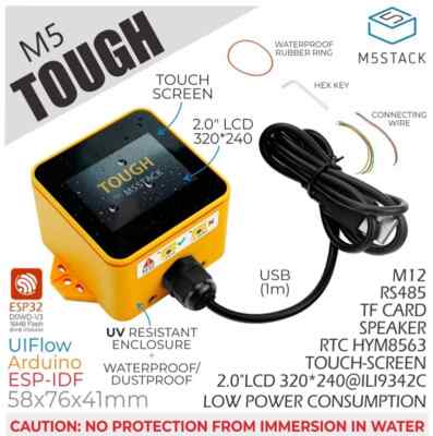 M5Stack Tough Industrial grade programmable embedded controller ESP32 board