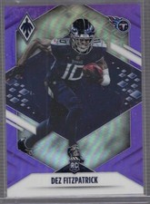 DEZ FITZPATRICK 2021 PANINI PHOENIX PURPLE PRIZM ROOKIE RC #D 017/125
