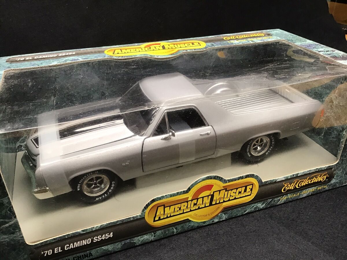 Ertl American Muscle Silver 1970 El Camino SS454 1/18 Unopened Look & Read