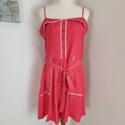 Wish women's denim dress Pink in color Size 12 Pre-owned but good condition.