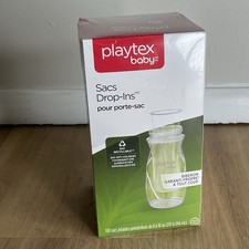 Playtex 8oz to 10oz Drop-Ins Liners 3M Med Flow 100 LINERS Pre-sterilized