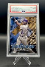 2022 Topps Series 1 - Welcome to the Show Ken Griffey Jr #WTTS-4 Gold /75 PSA 9