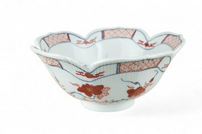 #657 Porzellanschale China handbemalt, 15x7cm