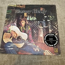 Casey Kelly Promotional Copy Vinyl Record 1972 With Lyrics Sheet