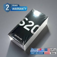 New Sealed Samsung Galaxy S20 Ultra 5G SM-G988U1 128GB 8GB GSM CDMA Unlocked CN 