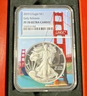 2019-S $1 SILVER AMERICAN EAGLE G.G. Bridge NGC PF70 -Early Release-Ultra Cameo-