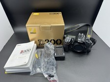 Nikon D300 12.3MP DSLR Camera Body w/ Box Charger Manual Strap