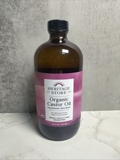Castor Oil Organic 16 OZ By Heritage Store